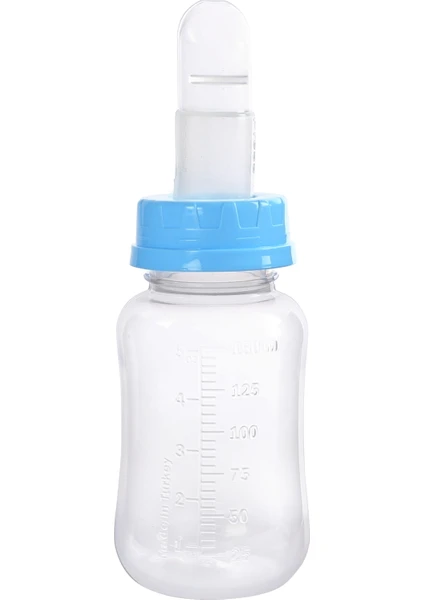 star baby Yenidoğan Besleme Aparatı Kaşıklı Biberon 150 ml Mavi