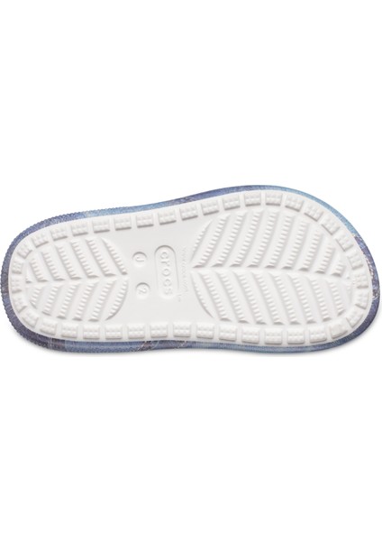 Classic Cutie Denim Clog K - White/multi