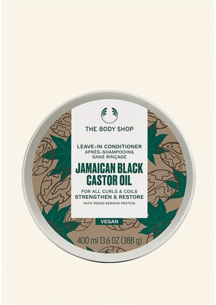 The Body Shop Jamaican Black Castor Oil Durulanmayan Saç Kremi 400 ML