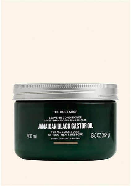 The Body Shop Jamaican Black Castor Oil Durulanmayan Saç Kremi 400 ML