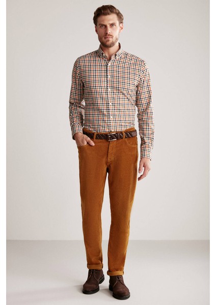 Sarı 5 Cep Kadife Pantolon fiyatları