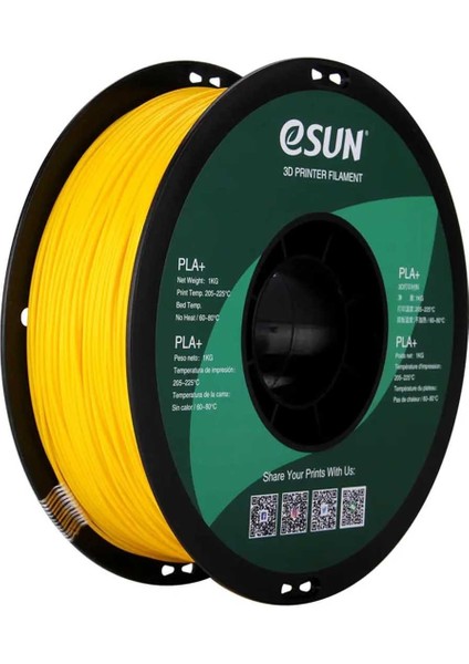 Esun Pla+ Filament Sarı 2.85MM