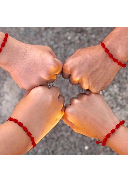 El Yapımı Bilezik 20 Adet 7 Knot Kırmızı Dize Bilezik Çift Için Koruma Iyi Şanslar Muska Başarı Için El Yapımı Dostluk Bilezik Şanslı Bilezik (Yurt Dışından)