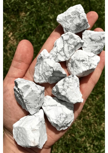 Sertifikalı Ham Işlenmemiş Doğal Havlit Taşı Kütle (3-4 Cm)