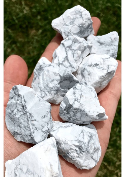 Sertifikalı Ham Işlenmemiş Doğal Havlit Taşı Kütle (3-4 Cm) modelleri