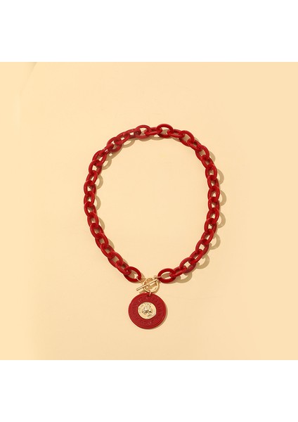 KN178-3 Yeni Trendy Açık Bilezik Bilezik Kadınlar Için Charm Yüz Kolye Bilezik Reçine Akrilik Vintage Renkli Parti Takı Kızlar Için (Yurt Dışından)