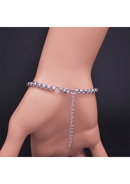 F 17 5 cm Sr Wicca Celtics Düğüm Paslanmaz Çelik Bilezik Kadın/erkek Gümüş Renk Cadı Geometrik Irlanda Düğüm Bilezikler Takı Pulseras B7053S0 (Yurt Dışından) modelleri