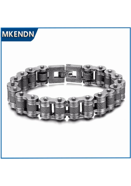 L499 19 cm Moda Punk Biker Zincir Bileklik Erkek Bileklik Link Zinciri Motosiklet Bisiklet Tarzı Bilezikler Paslanmaz Çelik Bilezik Takı (Yurt Dışından) fiyatları