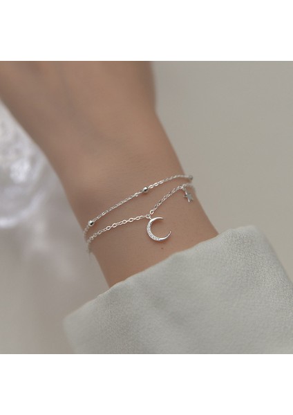 SL524 Ayarlanabilir Gümüş Renk Dreamcatcher Püskül Tüy Yuvarlak Boncuk Charm Bilezik Bileklik Kadınlar Için Zarif Takı SL209 (Yurt Dışından)