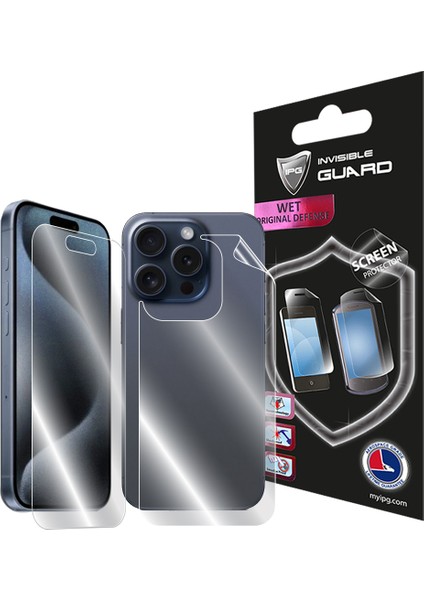 Apple iPhone 15 Pro Için Ipg Hydrogel Tam Kaplama (Ekran ve Arka Koruma) fiyatları