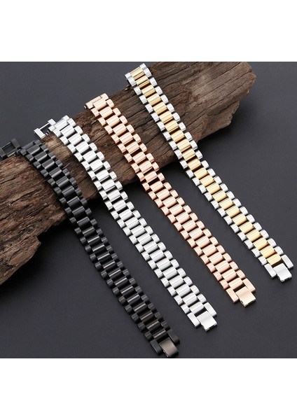 Iki Ton 10 mm 2 19 cm 316L Paslanmaz Çelik Bilezik Erkekler Kadınlar Için 15 mm Geniş Bağlantı Saat Zinciri Erkek Bilezikler Kolye Mannen Kol Bandı El Aksesuarları (Yurt Dışından)
