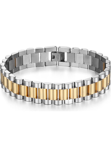 Siyah 10 mm 2 22 cm 316L Paslanmaz Çelik Bilezik Erkekler Kadınlar Için 15 mm Geniş Bağlantı Saat Zinciri Erkek Bilezikler Kolye Mannen Kol Bandı El Aksesuarları (Yurt Dışından) fırsatları