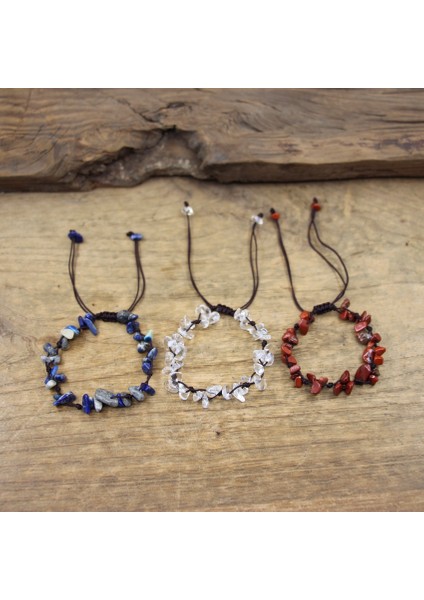 Lapis Lazuli Doğal Taş Taşlar Çakıl Boncuk Kordon Düğümlü Ayarlanabilir Bilezik Şifa Kristal Kuvars Morganit Kadınlar Yaz Takı QC2076 (Yurt Dışından) fırsatları