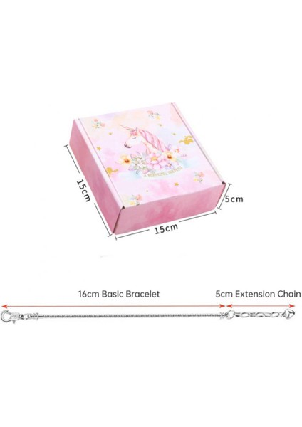 A02 Alaşım Kinderen Armbanden Dıy Kristal Bilezik Seti Kızlar Için Noel Doğum Günü Benzersiz Bilezik Hediye Charm Armbanden Sieraden (Yurt Dışından) indirimleri