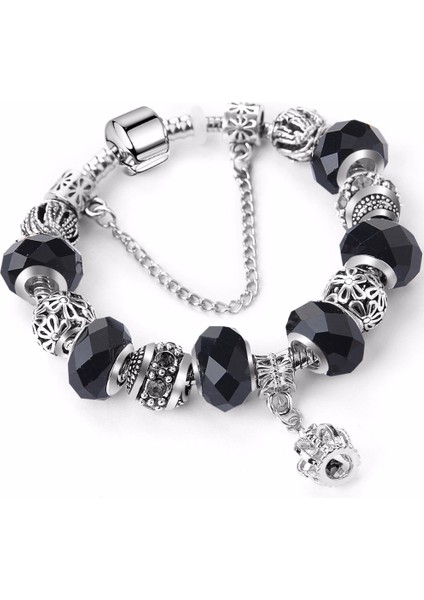 Gül Altın Rengi 19 cm Kaplama Charm Bilezikler ile Kadınlar Için Güzel Bir Murano Boncuk Pa Orijinal Bilezik Kadınlar Için Takı Hediye (Yurt Dışından) fiyatları