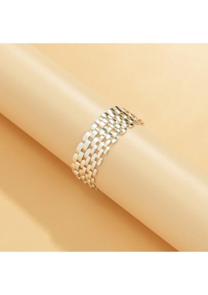 Gümüş 3 Ingemark Abartılı Küba Tıknaz Kalın Zincir Bilezik Kadınlar Için Yüksek Kalite Büyük Metal Bilezik El Takı Goth Steampunk Erkekler (Yurt Dışından) modelleri