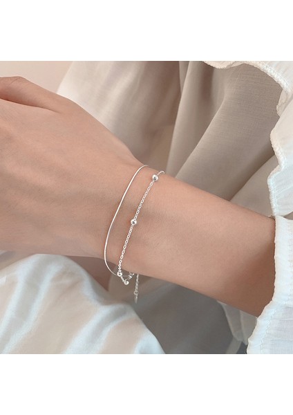SL324 Ayarlanabilir Gümüş Renk Dreamcatcher Püskül Tüy Yuvarlak Boncuk Charm Bilezik Bileklik Kadınlar Için Zarif Takı SL209 (Yurt Dışından)