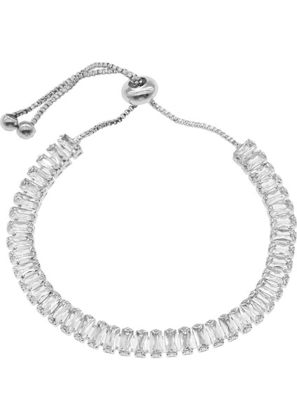 SL0003-S Lüks Tam Rhinestone Renk Zirkon Bilezik Kadınlar Için Yeni Tasarımcı Parlak Klasik Ayarlanabilir Bilezikler Düğün Takı Hediye (Yurt Dışından)