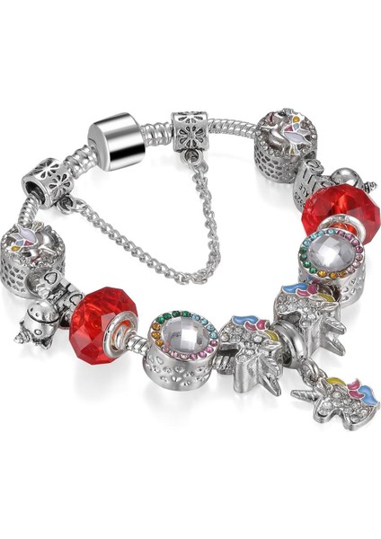 Açık Sarı Altın Renk 18 cm Moda Antik Gümüş Kaplama Pa Bilezikler Bilezik Kristal Kalp Charm Boncuk Bilezik Kadınlar Için Dıy Orijinal Takı Hediye (Yurt Dışından) indirimleri