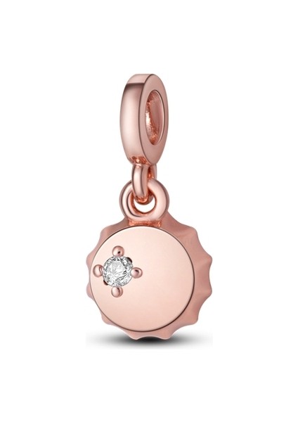 PTC588 Hapour Gümüş Renk Bana Link Zinciri Bilezik Istakoz Kanca Gül Altın Femme Bilezik Orijinal Dangle Charms Boncuk Diy (Yurt Dışından)