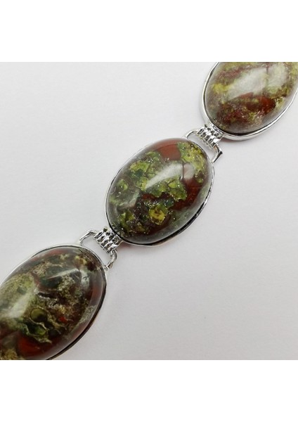 Mavi Akik 21.5 cm El Yapımı Takı Beyaz Opal Bilezik Kadınlar Için Oval Cab Cabochon Boncuk Doğal Pembe Rhodonite Siyah Oniks Bilezik Ayarlanabilir (Yurt Dışından)