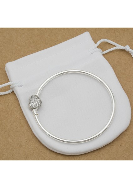 Yüksek Kalite 21 cm ve Çanta Yüksek Kaliteli Bakır-Nikel Alaşımı Gümüş Plaka Temel Zincir Çanta Göndermek Pan Dıy Bilezik Klasik Kalp Çiçek Yılan Zinciri (Yurt Dışından) modelleri