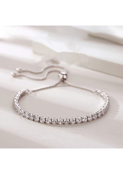 SL066 Trend 925 Gümüş Renk Dreamcatcher Püskül Tüy Charm Bilezik Bileklik Kadınlar Için Moda Zarif Takı Aksesuarları SL209 (Yurt Dışından)