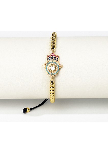 Stil 10 Lüks Türk Nazar Slayt Bilezik Kadın Mikro Açacağı Zirkon Yunan Göz Takılar Ayarlanabilir Zincirler Bilezik El Yapımı Takı (Yurt Dışından)