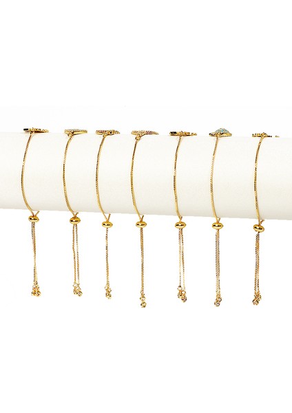 Stil 10 Lüks Türk Nazar Slayt Bilezik Kadın Mikro Açacağı Zirkon Yunan Göz Takılar Ayarlanabilir Zincirler Bilezik El Yapımı Takı (Yurt Dışından) indirimleri