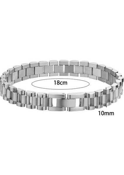 Gümüş Boyut 2 Renk Son 1-2 Yıl Miniamlist Altın Takı Sokak Stili Paslanmaz Çelik 316L 18 K Altın Kaplama Küba Zincir Kadınlar Için Bilezikler (Yurt Dışından)