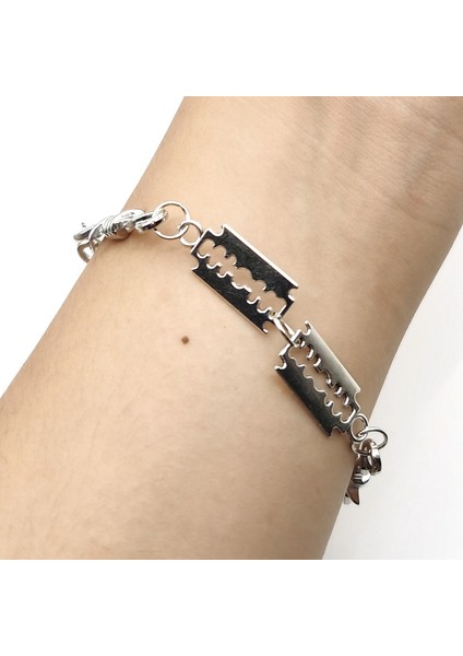 Stil 2 Küçük Tel Brambles Demir Unisex Gerdanlık Bilezik Kadın Hip-Hop Gotik Punk Bıçak Dikenli Tel Küçük Dikenler Bilezik Gerdanlık Hediyeler (Yurt Dışından) modelleri