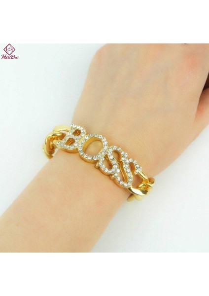 Gümüş Heeda Bilezikler Kadınlar Için 2019 Yeni Steampunk Alaşım Patron Mektup Bileklik Moda Kpop Anneler Günü Hediyeleri Sıcak Satış Joker Pulseras (Yurt Dışından) fiyatları