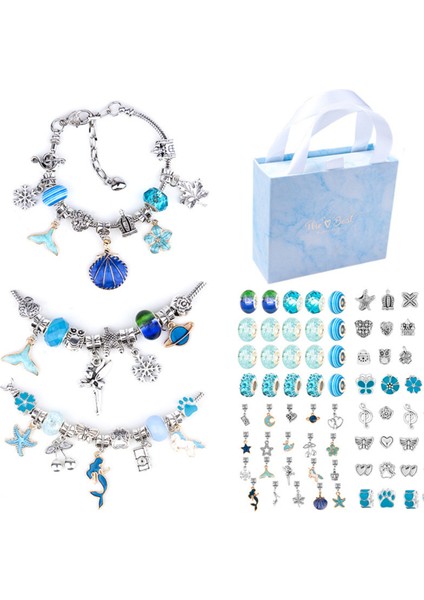 A03 Alaşım Noel Dıy Kristal Bağlantı Bilezik Seti Bağlantı Gökkuşağı Renk Zincir Bilezik Takı Bilezik Çocuklar Için Benzersiz Doğum Günü Hediyesi (Yurt Dışından) indirimleri