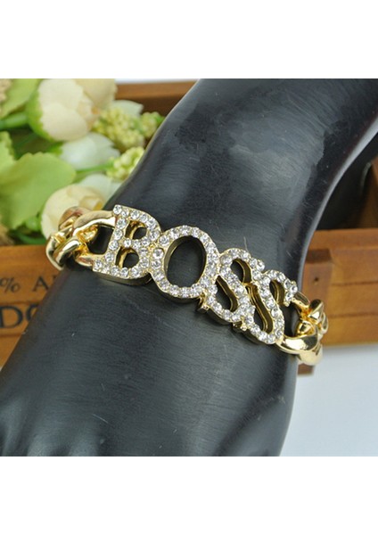 Gümüş Heeda Bilezikler Kadınlar Için 2019 Yeni Steampunk Alaşım Patron Mektup Bileklik Moda Kpop Anneler Günü Hediyeleri Sıcak Satış Joker Pulseras (Yurt Dışından) fırsatları