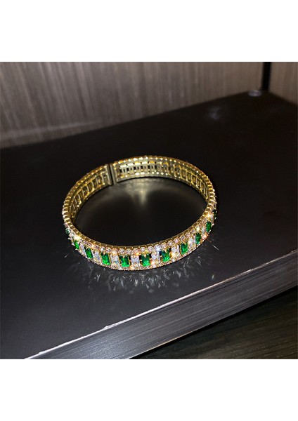 Stil 3 Lüks Renk Kristal Tenis Bilezikler Kadınlar Için Inci Ilmek Aaa Kübik Zirkonya Rhinestone Boncuk Zincir Parti Güzel Takı (Yurt Dışından)