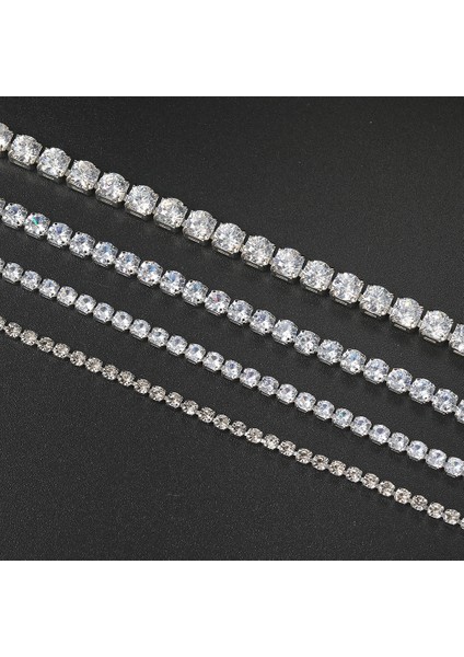H074-17CM Zhouyang Tenis Bilezik Kadınlar Için Lüks Renkli Isteğe Bağlı 2.5mm Cz Kristal Gül Altın Renk Hediye Moda Takı KC128 (Yurt Dışından) indirimleri