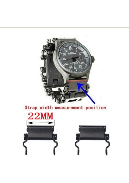 Stil 7 27 mm Saat Içın Yedek Parça Izle Bağlantı Tokası Paslanmaz Çelik Çok Fonksiyonlu Alet Açık Bilezik Aksesuarları Ayarlanabilir Toka 10-28 mm (Yurt Dışından) fiyatları