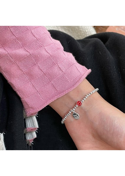 VBS4678 Xıyanıke Yaz Yeni Gökkuşağı Gülen Yüz Boncuk Bilezik Kadın Kızlar Için Moda Trendy Takı Arkadaş Hediye Parti Bilezik Femme (Yurt Dışından) indirimleri