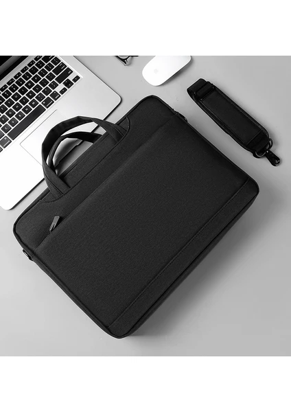 Bilgisayar Çantası 17.3 Inç Hava Yastığı El Crossbody Laptop Çantası (Yurt Dışından)