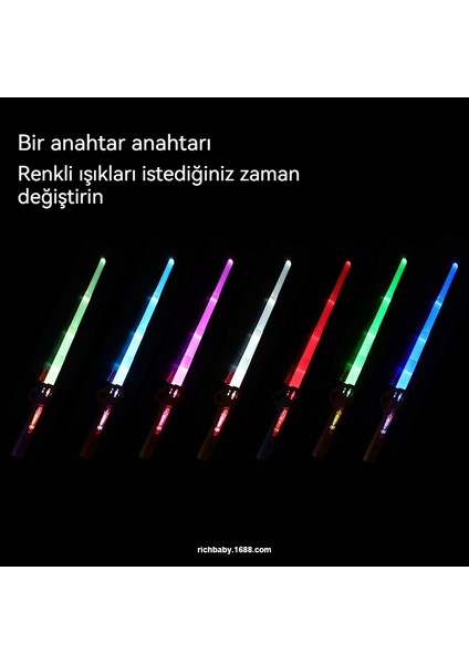 Işın Kılıcı Kombine Teleskopik Işıklı Parmak Dönen Oyuncak Lazer Kılıcı (Yurt Dışından) fiyatları