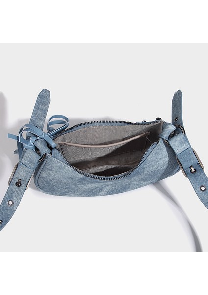 Denim Çapraz Askılı Üçü Bir Arada Koltuk Altı Motosiklet Çantası (Yurt Dışından) fiyatları