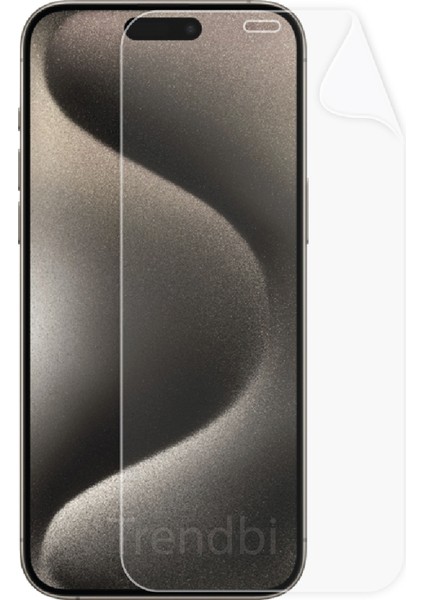 iPhone 15 Pro Max Ekran Koruyucu Poliüretan Film