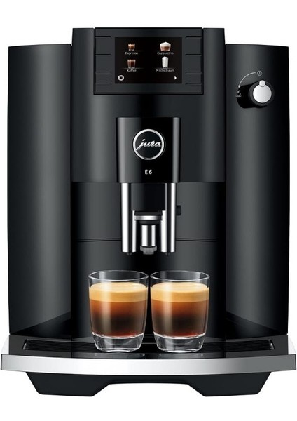 E6 Tam Otomatik Kahve Makinesi Piano Black (EC)