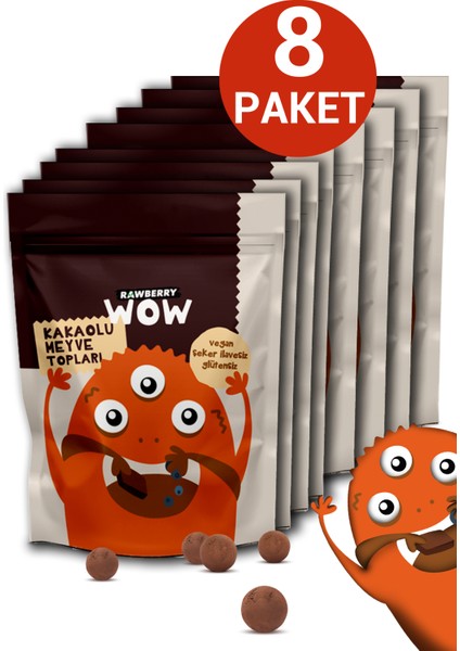 Kids Kakaolu Toplar Sağlıklı Atıştırmalık 8 Paket fiyatları