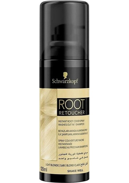 Root Retoucher Beyazları Kapatan Sprey Boya Sarı 120 ml