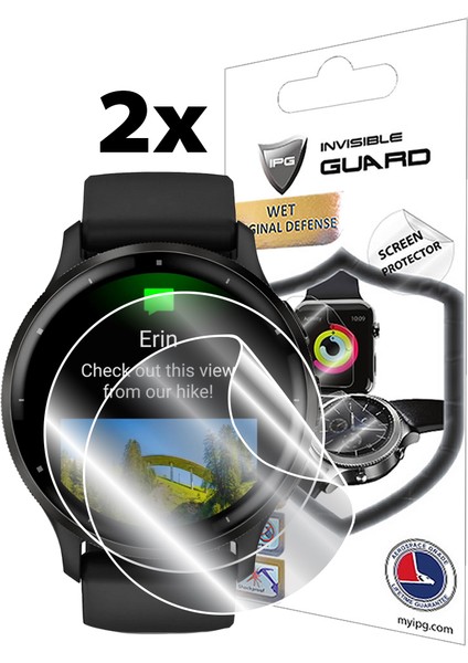 Garmin Venu 3 ile Uyumlu Ipg Hydrogel Ekran Koruyucu (2 Adet)