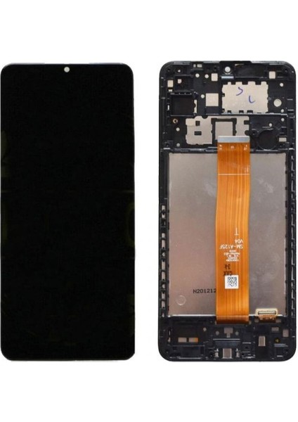 Samsung Galaxy A02 Çıtalı LCD Ekran Dokunmatik Siyah