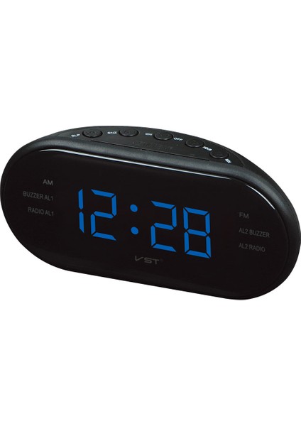 Dijital LED Ekran Fm Radyo Çalar Saati Çift Alarm Ab Mavisi (Yurt Dışından) fiyatları
