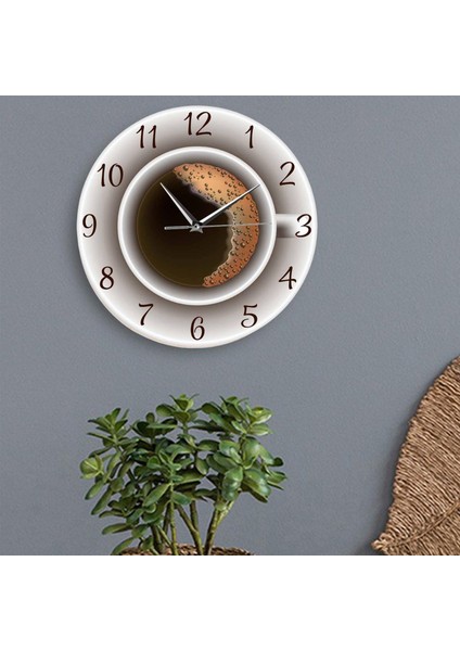 Yuvarlak Fincanı Saatleri 30 Cm (Yurt Dışından)
