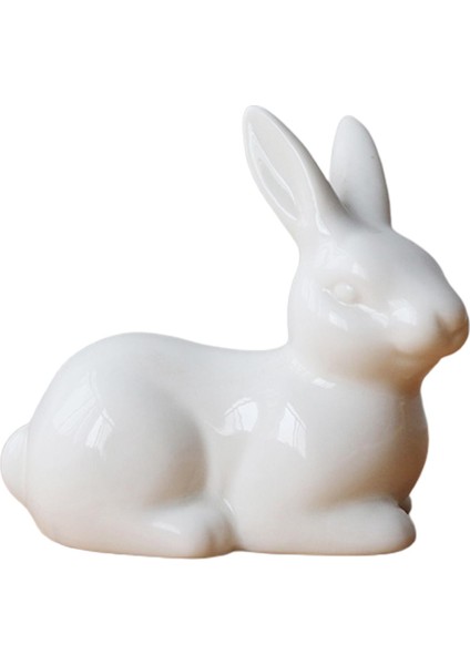 6x Minyatür Tavşan Heykelcik Paskalya Heykeli Kitaplık Dekor El Sanatları 4.9x9.5 Cm (Yurt Dışından) fiyatları